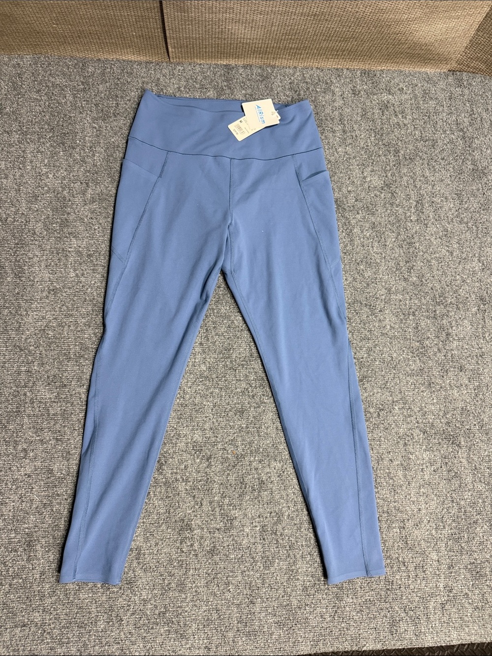 aerie Girls' Dusty Blue High-Rise Leggings